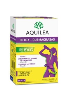 AQUILEA DETOX + QUEMAGRASAS 10 STICKS
