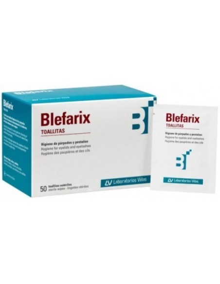 BLEFARIX  PARPADOS PESTAÑAS 50 TOALLITAS