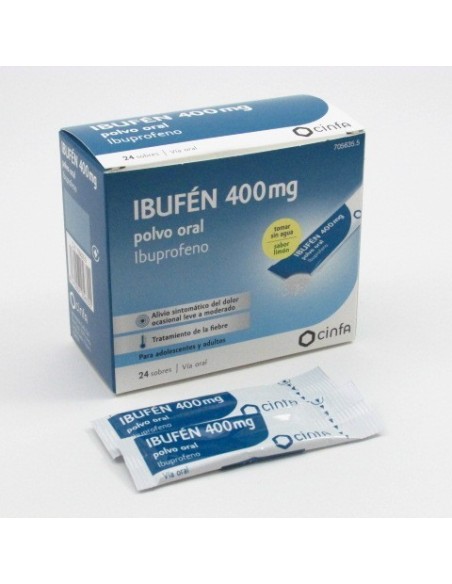 IBUFEN 400 MG 24 SOBRES 