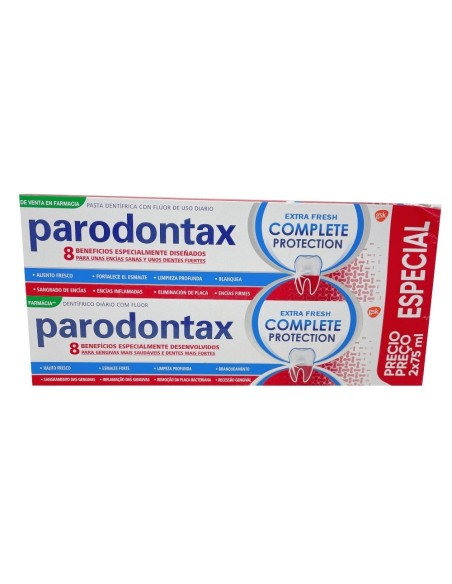 PARODONTAX COMPLETE DUPLO 75 ML + 75 ML 