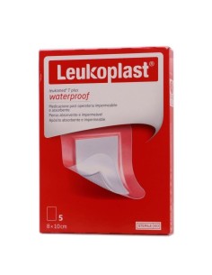 LEUKOPLAST WATERPROOF LEUKOMED T PLUS 8 X 10 CM 5 UNIDADES 