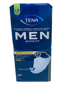 TENA MEN LEVEL 2  20 UNIDADES
