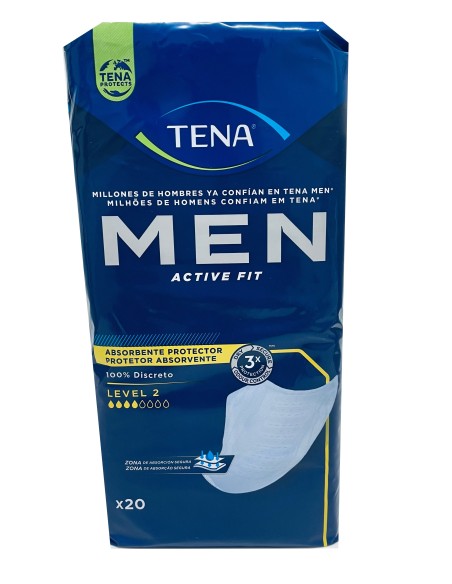 TENA MEN LEVEL 2  20 UNIDADES