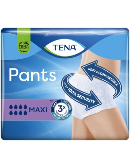 TENA PANTS MAXI MEDIANO 10 UNIDADES