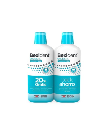 BEXIDENT ENCIAS USO DIARIO COLUTORIO 500 ML + 500 ML 