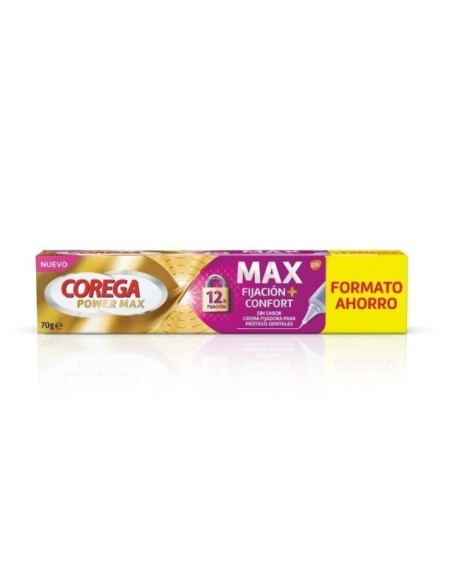 COREGA MAX FIJACION + CONFORT  1 TUBO 70 g SIN SABOR