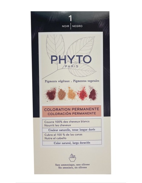 PHYTO PHYTOCOLOR TINTE 1 NEGRO