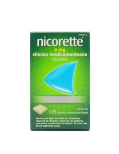NICORETTE 4 MG 105 CHICLES