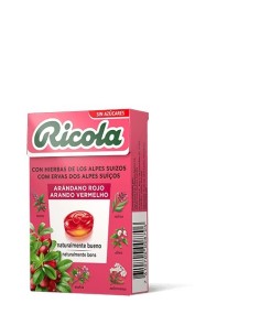 CARAMELO RICOLA ARANDANO ROJO CAJA S A