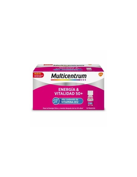 MULTICENTRUM ENERGIA & VITALIDAD 50+ 15 FRASCOS
