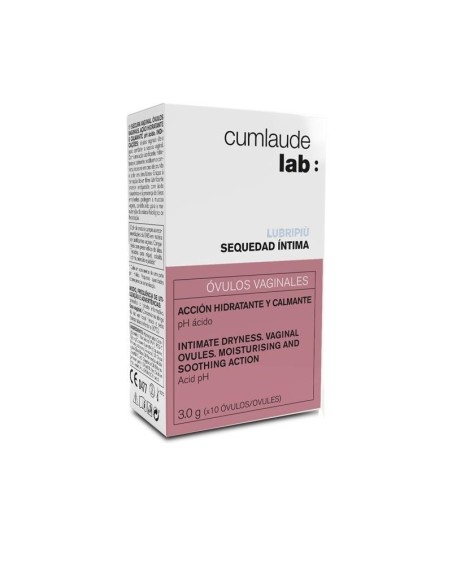 CUMLAUDE LAB LUBRIPIU OVULOS VAGINALES 10 UNIDADES