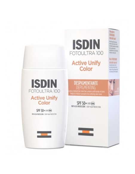 ISDIN FOTOULTRA 100 ACTIVE UNIFY COLOR DESPIGMENTANTE SPF50+ 50 ML