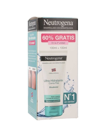 DUPLO NEUTROGENA PIES ULTRA HIDRATANTE 100 ML+100 ML 