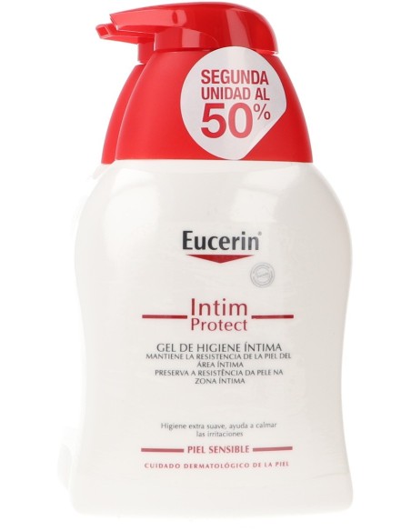 EUCERIN INTIM PROTECT GEL HIGIENE INTIMO DUPLO 250 ML + 250 ML 