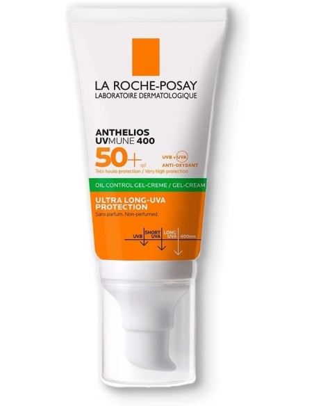 LA ROCHE POSAY ANTHELIOS XL SPF 50+ GEL CREMA TOQUE SECO   SIN PERFUME 50 ML