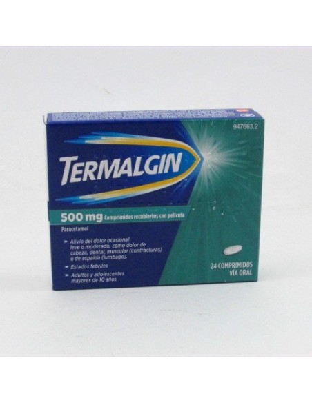 TERMALGIN 500 MG 24 COMP