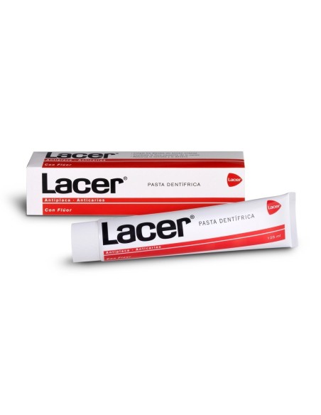 LACER PASTA DENTIFRICA  125 ML + CEPILLO DENTAL VIAJE +PASTA 5 ML