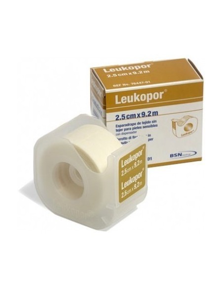ESPARADRAPO HIPOALERGICO   PAPEL 2,5 X 9,2 M DISPENSADOR