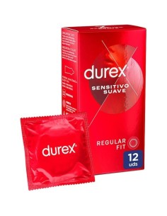 PRESERVATIVOS DUREX SENSITIVO SUAVE 12 UNIDADES