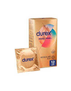PROFILACTI DUREX REAL FEEL SIN LATEX 12U
