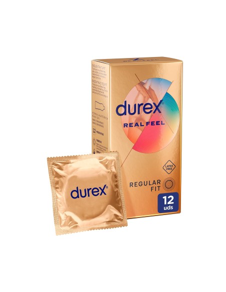 PROFILACTI DUREX REAL FEEL SIN LATEX 12U