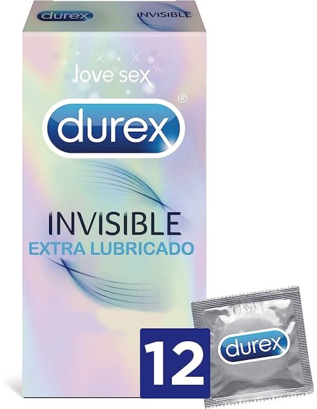PROFILACTI DUREX INVISIBLE EXTRA LUBRICA