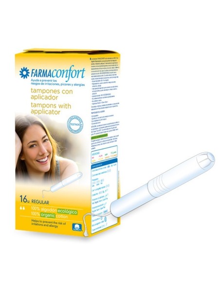 FARMACONFORT TAMPONES HIPOALERGENICO REGULAR 16 UNIDADES