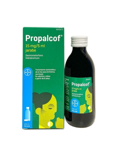 PROPALCOF 15 MG/5 ML JARABE 1 FRASCO 200 ML ( ANTES ROMILAR)