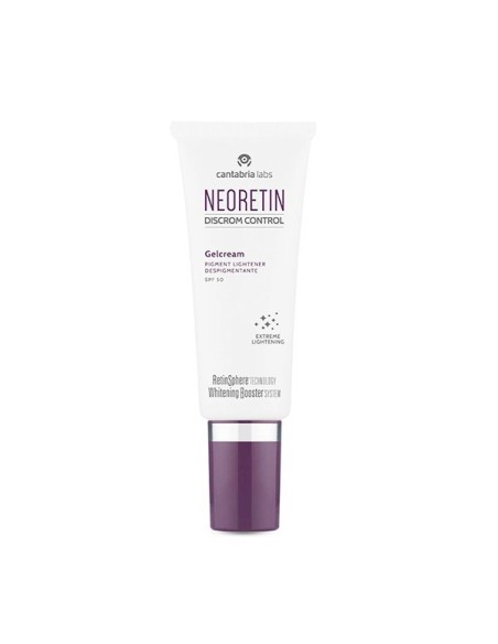 NEORETIN DISCROM CONTROL GELCREAM SPF50  40 ML + PEELING DESPIGMENTANTE 1 DISCO + ENDOCARE RADIANCE C OIL 3 AMPOLLAS