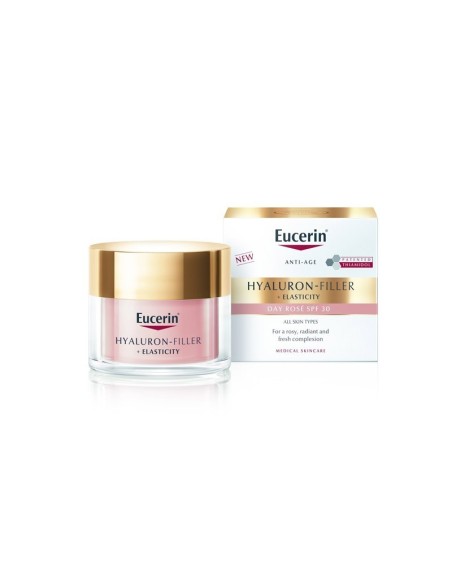 EUCERIN HYALURON-FILLER + ELASTICITY CREMA DE DIA ROSÉ FPS30 50ML