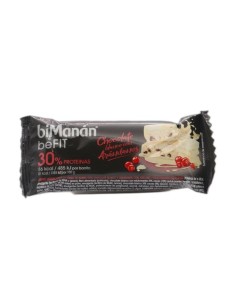 BIMANAN BEFIT BARRITA CHOCOLATE BLANCO CON ARANDANOS 1 UNIDAD