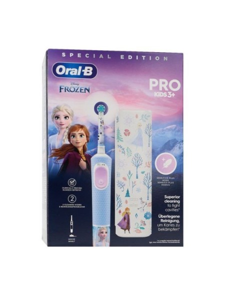 ORAL B KIDS CEPILLO DENTAL ELECTRICO INFANTIL FROZEN  + REGALO TRAVEL CASE