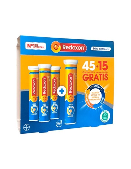 REDOXON EXTRA DEFENSAS 45 + 15 COMPRIMIDOS GRATIS 