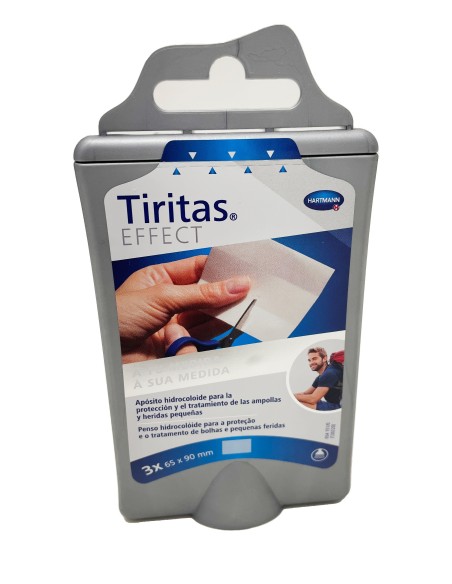 TIRITAS EFFECT AMPOLLAS A TU MEDIDA APOSITO ADHESIVO 3 APOSITOS 90 mm x 65 mm
