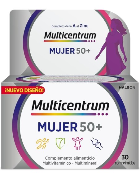 MULTICENTRUM MUJER 50+   30 COMPRIMIDOS