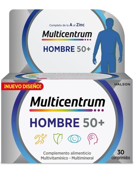 MULTICENTRUM HOMBRE 50+   30 COMPRIMIDOS