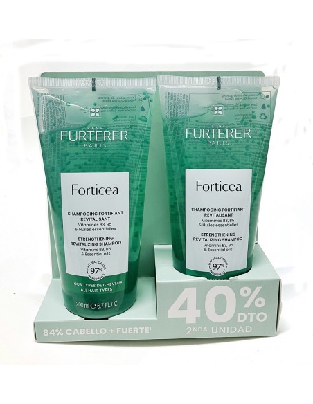 RENE FURTERER FORTICEA  CHAMPÚ DUPLO 200 ML + 200 ML