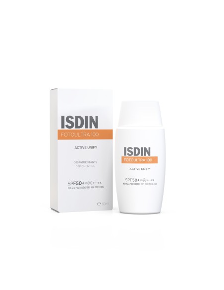 ISDIN FOTOULTRA 100 FOTOPROTECTOR ACTIVE UNIFY FUSION FLUID 50 ML