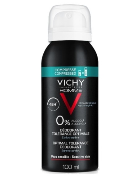 DESODORANTE HOMME SPRAY PIEL SENSIBLE 48 H 100 ML 