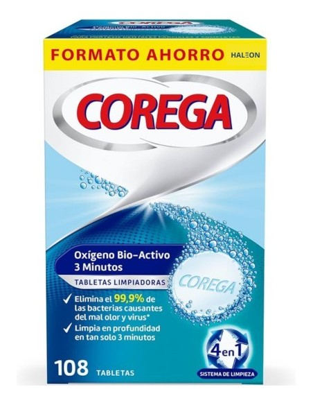 COREGA OXIGENO BIO-ACTIVO   108 TABLETAS