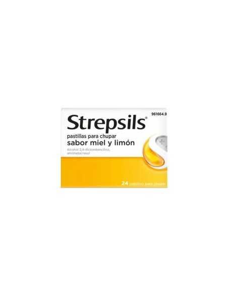 STREPSILS MIEL Y LIMON 24 PASTILLAS