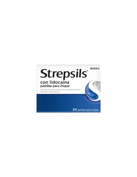 STREPSILS LIDOCAINA 24 PASTILLAS