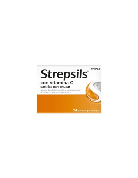 STREPSILS VITAMINA C 24 PASTILAS