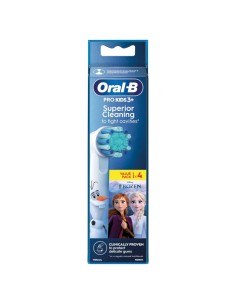 CEPILLO DENTAL ELECTRICO ORAL-B KIDS PIXAR FROZEN EB10 RECAMBIO 4 UNIDADES