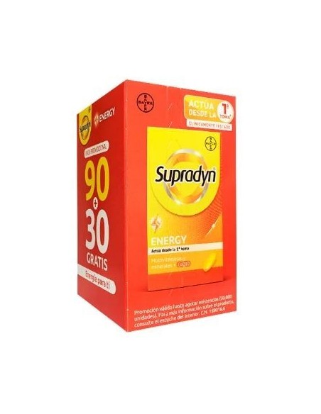 SUPRADYN ENERGY  90 COMPRIMIDOS + 30 COMP GRATIS