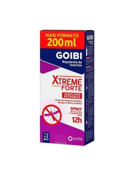 GOIBI XTREME FORTE REPELENTE DE INSECTOS  1 SPRAY 200 ml