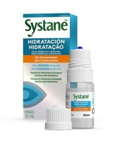 SYSTANE HIDRATACION GOTAS OFTALMICAS LUBRICANTES SIN CONSERVANTES 10 ML 