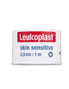 ESPARADRAPO HIPOALERGICO LEUKOPLAST SKIN SENSITIVE 1 UNIDAD 1 m x 2,5 cm