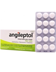 ANGILEPTOL MENTA 30 COMPRIMIDOS