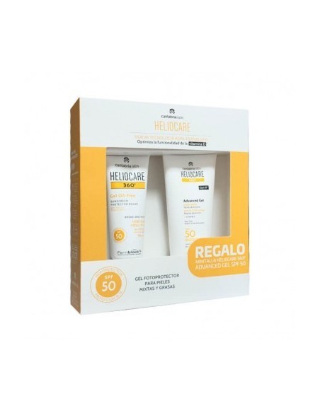 HELIOCARE 360º GEL OIL FREE SPF50 50 ML + HELIOCARE 360º ADVANCED GEL SPF50 100 ML